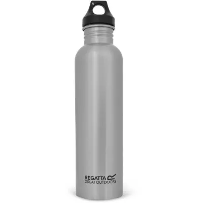 REGATTA OUTDOORS STAINLESS STEEL BOTTLE 1L Nerezová láhev, stříbrná, velikost 1 L