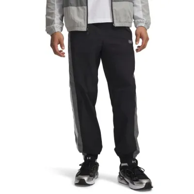 Under Armour ICON WVN TRACK JOGGER Pánské sportovní kalhoty, černá, velikost M