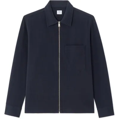 CELIO NATWILZIP Pánská overshirt košile, tmavě modrá, velikost XL