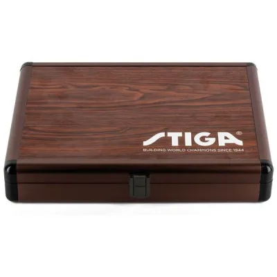 Stiga ALU BATCASE HOME Obal pálky STIGA, hnědá, velikost UNI