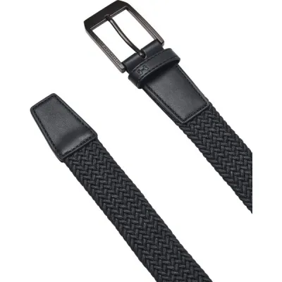 Under Armour BRAIDED GOLF Golfový pásek, tmavě šedá, velikost 122