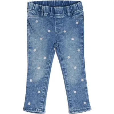 GAP V-JEG FOIL DOT Dívčí džíny, modrá, velikost 18-24M