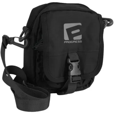 PROGRESS CROSS BODY Outdoorová kapsička přes rameno, černá, velikost UNI