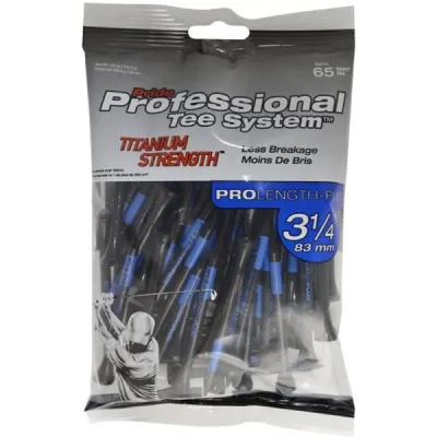 PRIDE SPORT "PTS" - TITANIUM 3 1/4" 65 ks Týčka, černá, velikost UNI