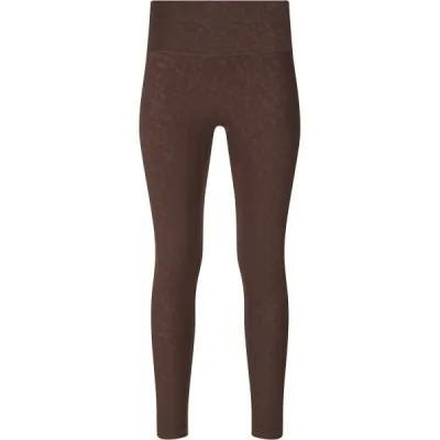 ATHLECIA WEMBLEY W TIGHTS Dámské sportovní legíny, hnědá, velikost 36
