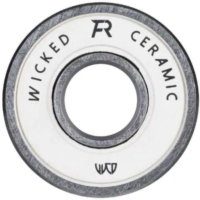 Powerslide WICKED FR CERAMIC Bruslařská ložiska, bílá, velikost UNI