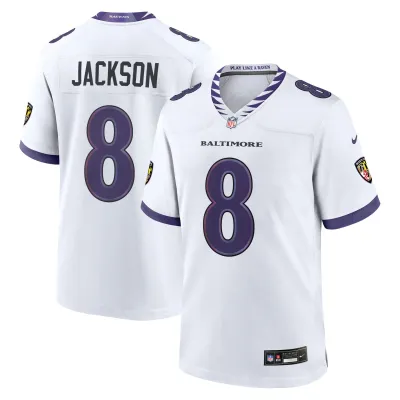 Pánský dres Baltimore Ravens NFL Lamar Jackson #8 2026 Game Velikost: S