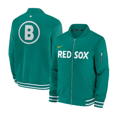 Pánská bunda Boston Red Sox MLB City Connect 2026 Authentic Dugout Bomber Velikost: M