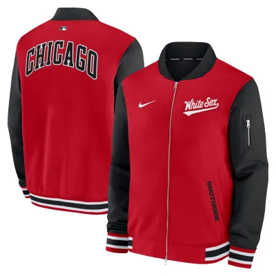 Pánská bunda Chicago White Sox MLB City Connect 2026 Authentic Dugout Bomber Velikost: M