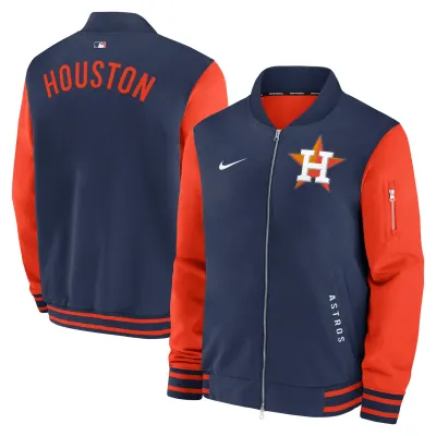 Pánská bunda Houston Astros MLB 2026 Authentic Dugout Bomber Velikost: S