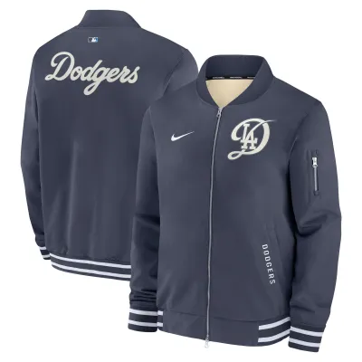 Pánská bunda Los Angeles Dodgers MLB City Connect 2026 Authentic Dugout Bomber Velikost: XL