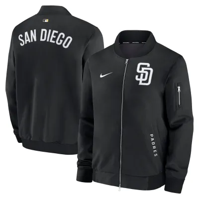 Pánská bunda San Diego Padres MLB 2026 Authentic Dugout Bomber Velikost: L