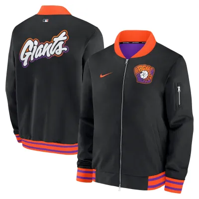 Pánská bunda San Francisco Giants MLB City Connect 2026 Authentic Dugout Bomber Velikost: M