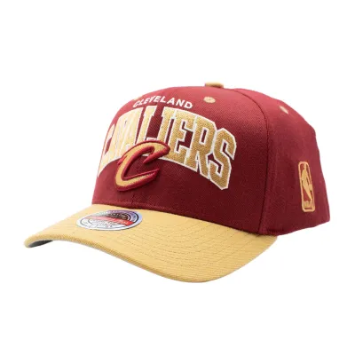 Pánská kšiltovka Cleveland Cavaliers NBA Team Arch Classic Red Stretch-Snap