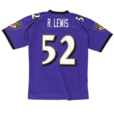 Pánský dres Baltimore Ravens NFL Ray Lewis #52 Throwback Velikost: S