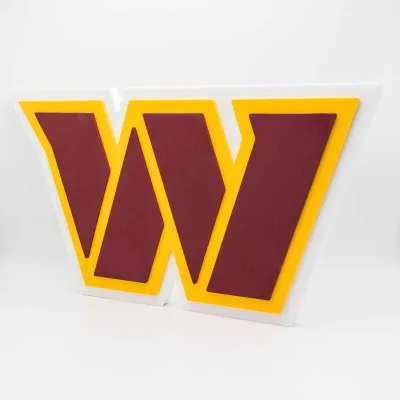 Cedule Washington Commanders NFL 3D Foam Logo