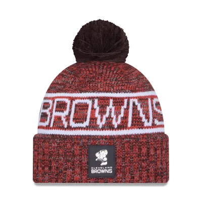 Pánská zimní čepice Cleveland Browns NFL Throwback 2025 Sideline Sport Knit