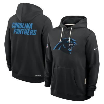 Pánská mikina Carolina Panthers NFL 2025 Sideline Standard Issue Hoodie Velikost: S