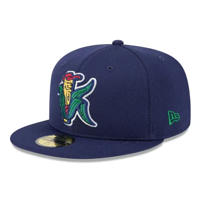 Pánská kšiltovka Minnesota Twins MLB Cedars Rapids Kernels Batting Practice Authentic 59FIFTY Fitted Velikost: 7 1/8