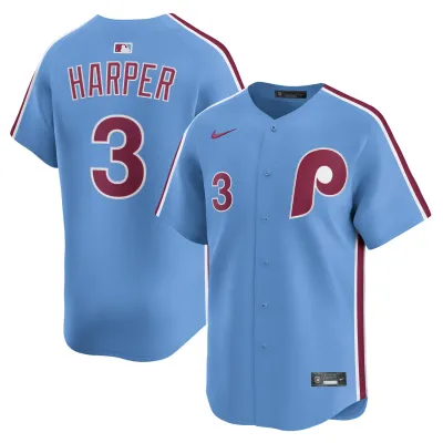 Pánský dres Philadelphia Phillies MLB Bryce Harper #3 Limited - Modrá Velikost: S