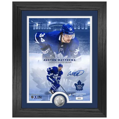 Obraz Toronto Maple Leafs NHL Auston Matthews Silver Coin