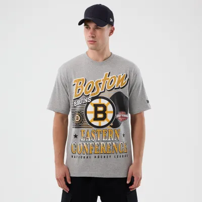 Pánské tričko Boston Bruins NHL Sport Classics Oversized T-Shirt Velikost: S