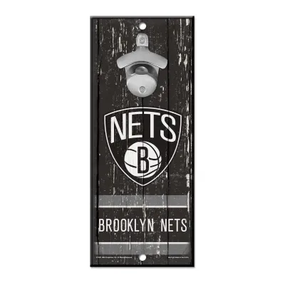 Cedule Brooklyn Nets NBA WinCraft s otvírákem