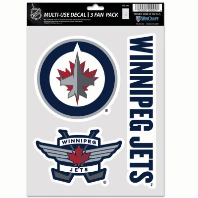 Samolepka Winnipeg Jets NHL Multi-Use Set (3 ks)