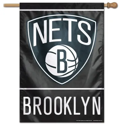Vlajka Brooklyn Nets NBA Vertical