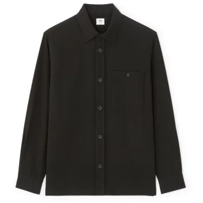 CELIO PARAMU7 Pánská košile, černá, velikost L