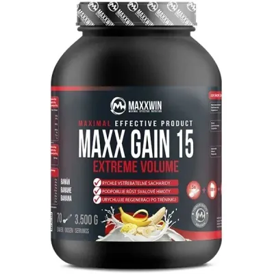 MAXXWIN MAXX GAIN 15 BANÁN 3.5 KG Gainer, , velikost 3.5 KG