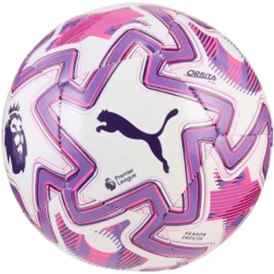 Puma ORBITA MINI PREMIER LEAGUE Mini fotbalový míč, bílá, velikost 1