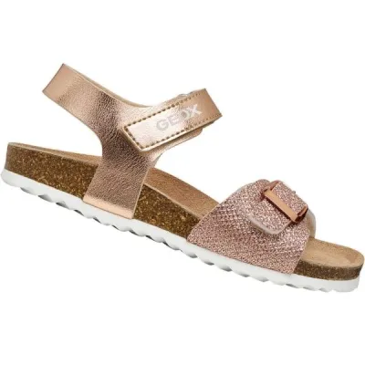 Geox J ADRIEL GIRL Dívčí sandály, růžová, velikost 28
