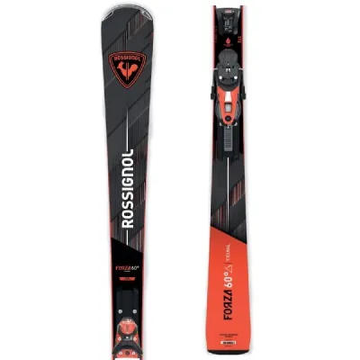 Rossignol FORZA 60' TI KONECT + NX 12 KONECT GW Unisex sjezdové lyže, černá, velikost 164
