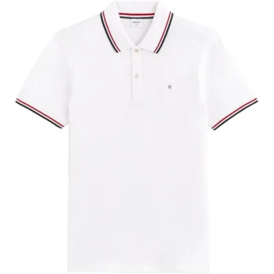 CELIO NECETWO Pánské polo triko, bílá, velikost XXL