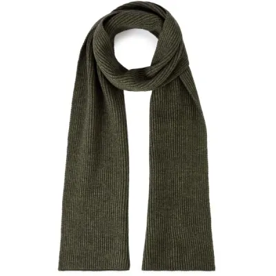 CELIO VIRIBS Pletená šála, khaki, velikost UNI