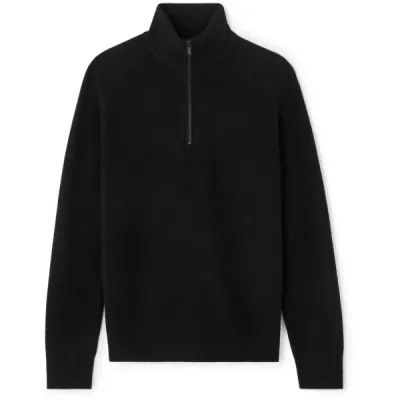 CELIO CEWOOLCAM Pánský vlněný svetr, černá, velikost M