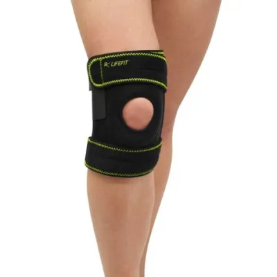 Lifefit BN304 Neoprenová bandáž, černá, velikost UNI