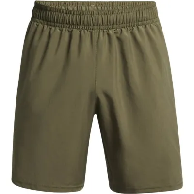 Under Armour WOVEN WORDMARK Pánské kraťasy, khaki, velikost M