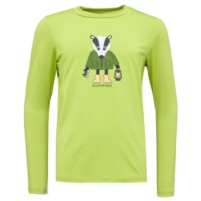 Klimatex BADGER Dětské funkční triko, světle zelená, velikost 134