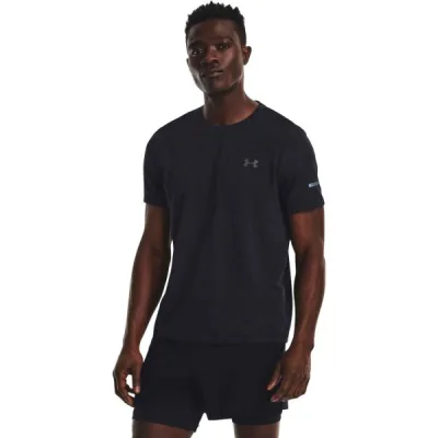 Under Armour SEAMLESS STRIDE Pánské tričko, černá, velikost S