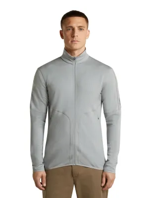 Pánská merino mikina ICEBREAKER Mens Merino 560 Realfleece Elemental II LS Zip, Proto Grey velikost: S