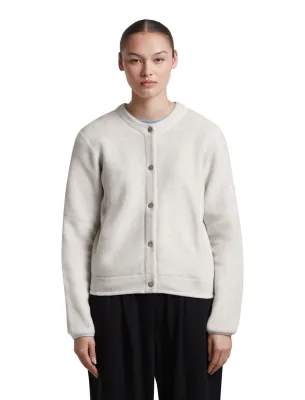 Dámský merino svetr ICEBREAKER Wmns Merino 800 RealF Class Pile Cardigan, Ecru Heather velikost: XS