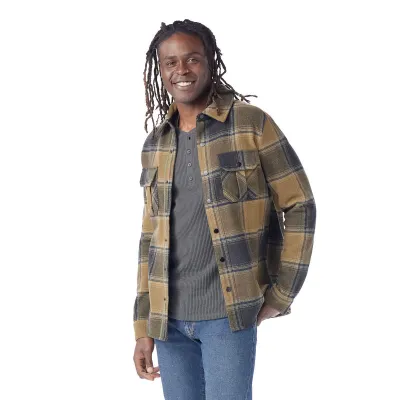 Pánská merino bunda SMARTWOOL Anchor Line Shirt Jacket, Winter Moss Plaid velikost: L