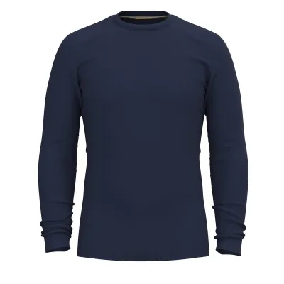 Pánské merino triko dlouhý rukáv SMARTWOOL Men's Classic Thermal Merino Base Layer, Deep Navy velikost: XL