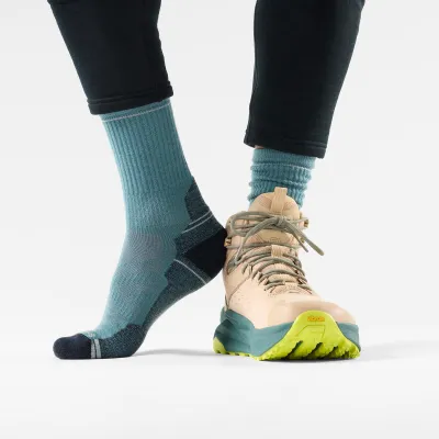 Unisex merino ponožky SMARTWOOL Hike Light Cushion Crew Socks, Dusty Teal velikost: 42-45 (L)