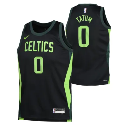 Dětský dres Boston Celtics NBA Jayson Tatum #0 2024-25 City Edition Swingman (YOUTH) Velikost: Dětské S (122 – 134)