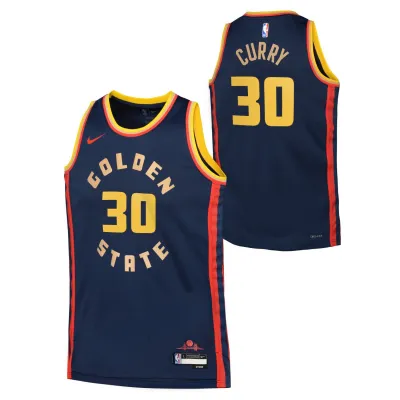 Dětský dres Golden State Warriors NBA Stephen Curry #30 2024-25 City Edition Swingman (YOUTH) Velikost: Dětské S (122 – 134)