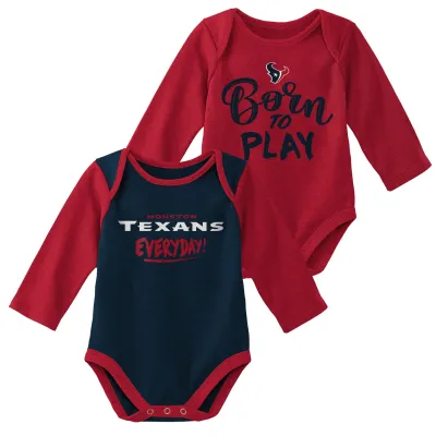 Dětské body Houston Texans NFL Born to Play Baby Body Set (2 ks) Velikost: 12 měsíců