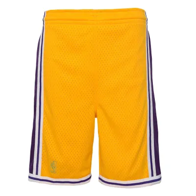 Dětské kraťasy Los Angeles Lakers NBA 1996-97 Youth Swingman Shorts Žlutá (YOUTH) Velikost: Dětské S (122 – 134)
